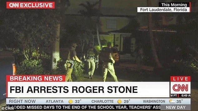 CNN Got Inside Tip About FBI Raid On Roger Stone & It's Lying About It ...