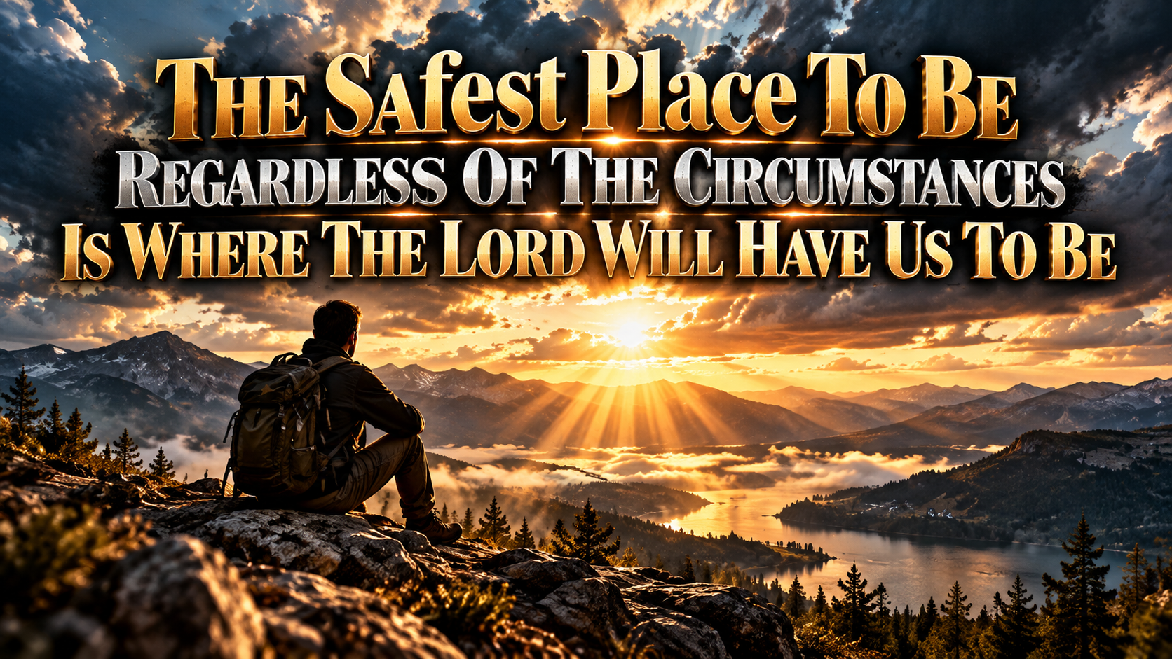 The Safest Place To Be Regardless Of The Circumstances Is Where The Lord Will Have Us To Be