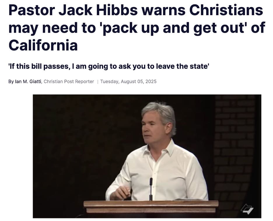 Jack Hibbs, The Capitulating Hireling – Spreading Fear, Tells His Congregation To Run Rather Than To Obey The Lord In Dealing With The Corrupt! » Sons of Liberty Media