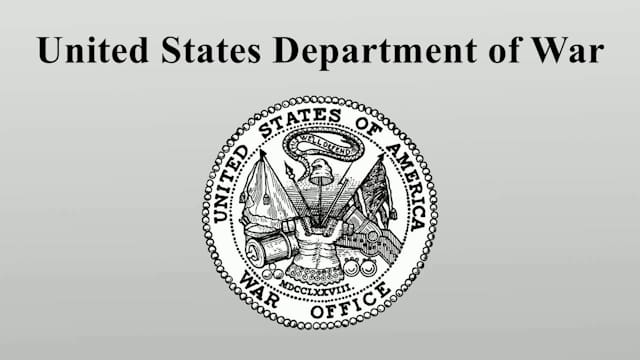 Department of War? » Sons of Liberty Media