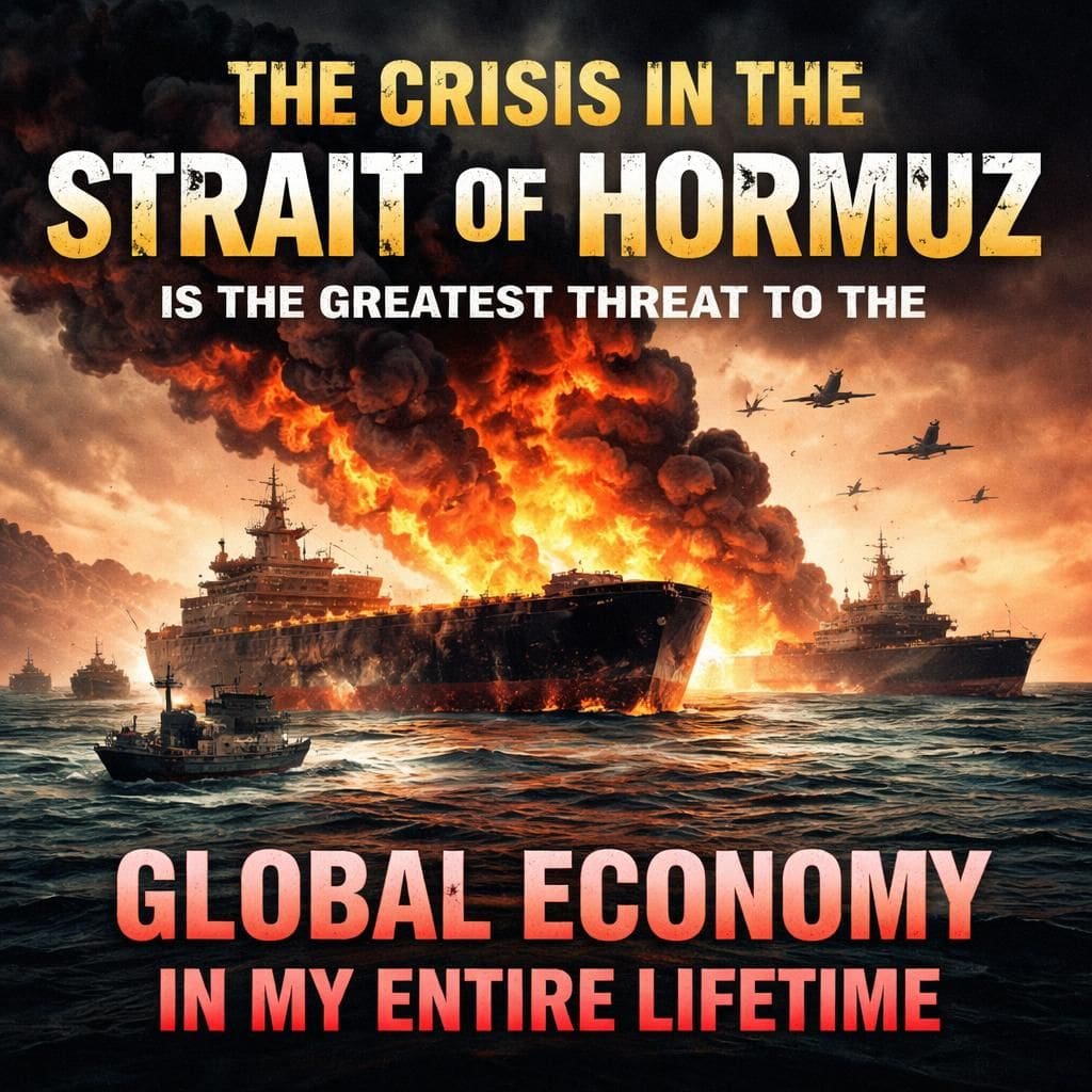 The Crisis In The Strait Of Hormuz Is The Greatest Threat To The Global Economy In My Entire Lifetime