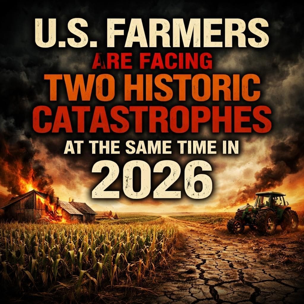 U.S. Farmers Are Facing Two Historic Catastrophes At The Same Time In 2026