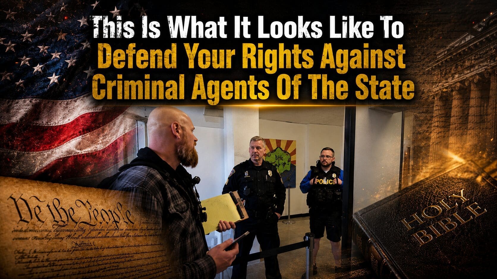 This Is What It Looks Like To Defend Your Rights Against Criminal Agents Of The State (Video)