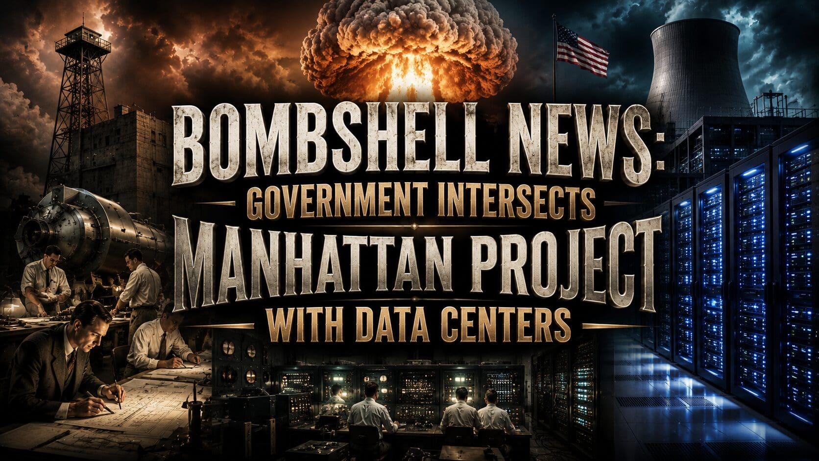 Bombshell News: Government Intersects Manhattan Project With Data Centers (Video)
