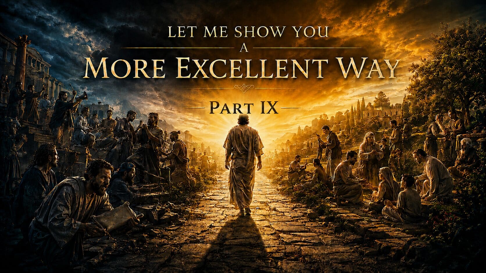 Let Me Show You A More Excellent Way Part IX (Video)