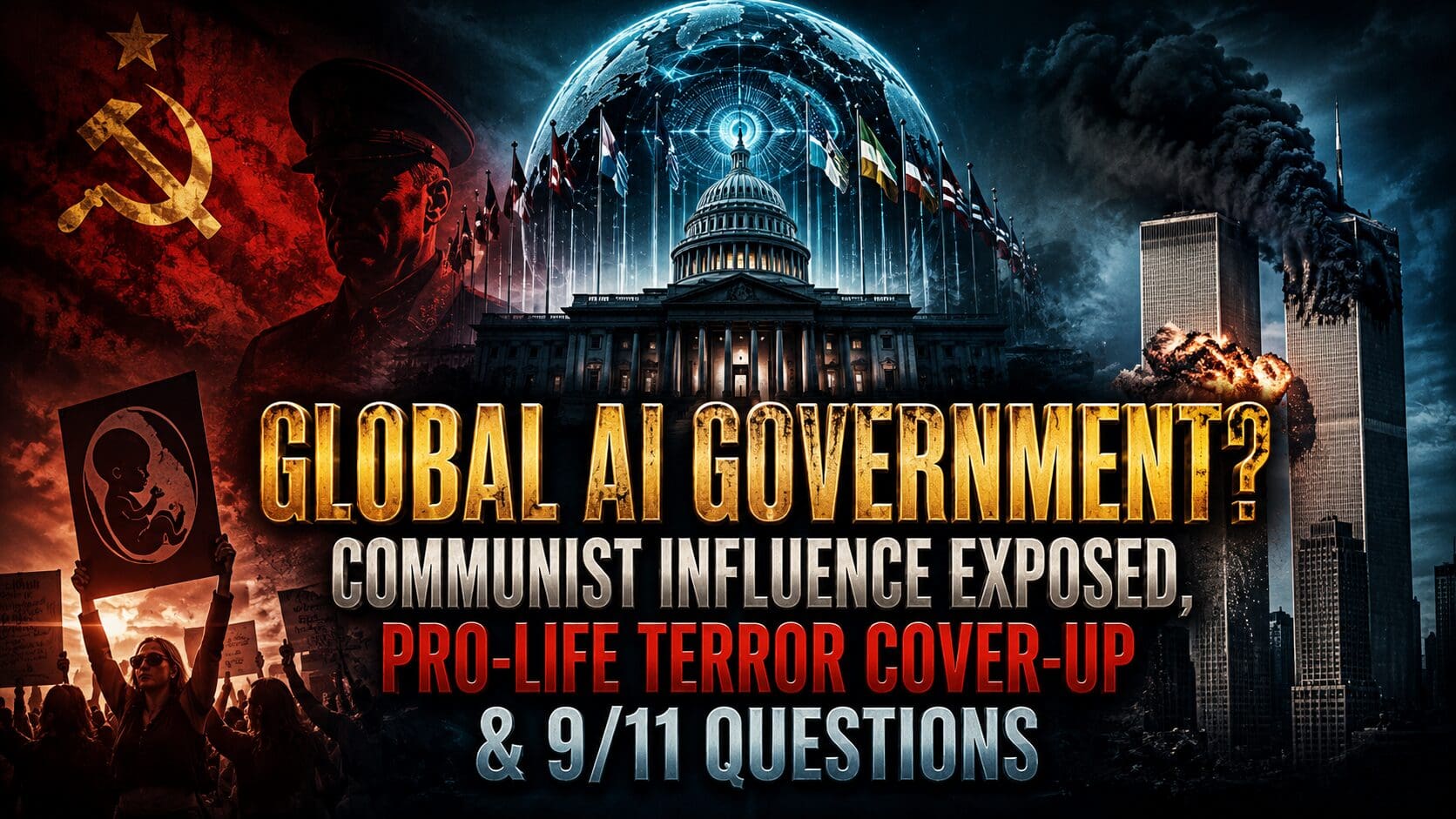 Global AI Government? Communist Influence Exposed, Pro-Life Terror Cover-Up & 9/11 Questions (Video)