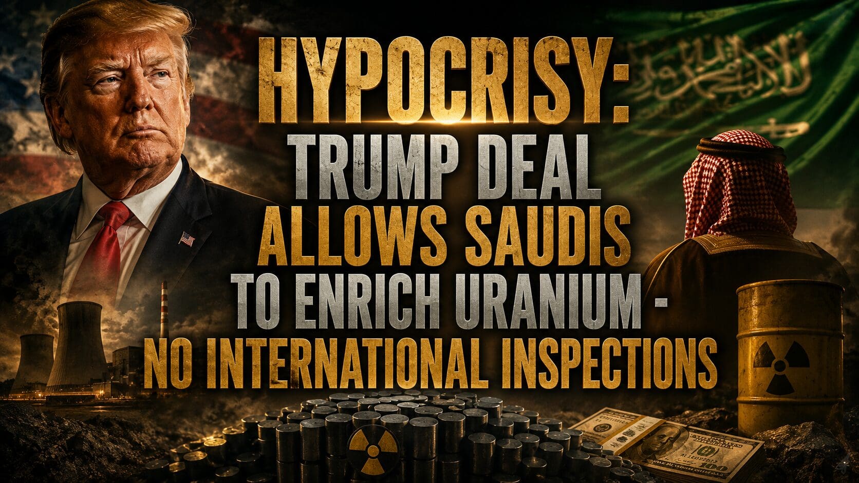 Hypocrisy: Trump Deal Allows Saudis To Enrich Uranium – No International Inspections
