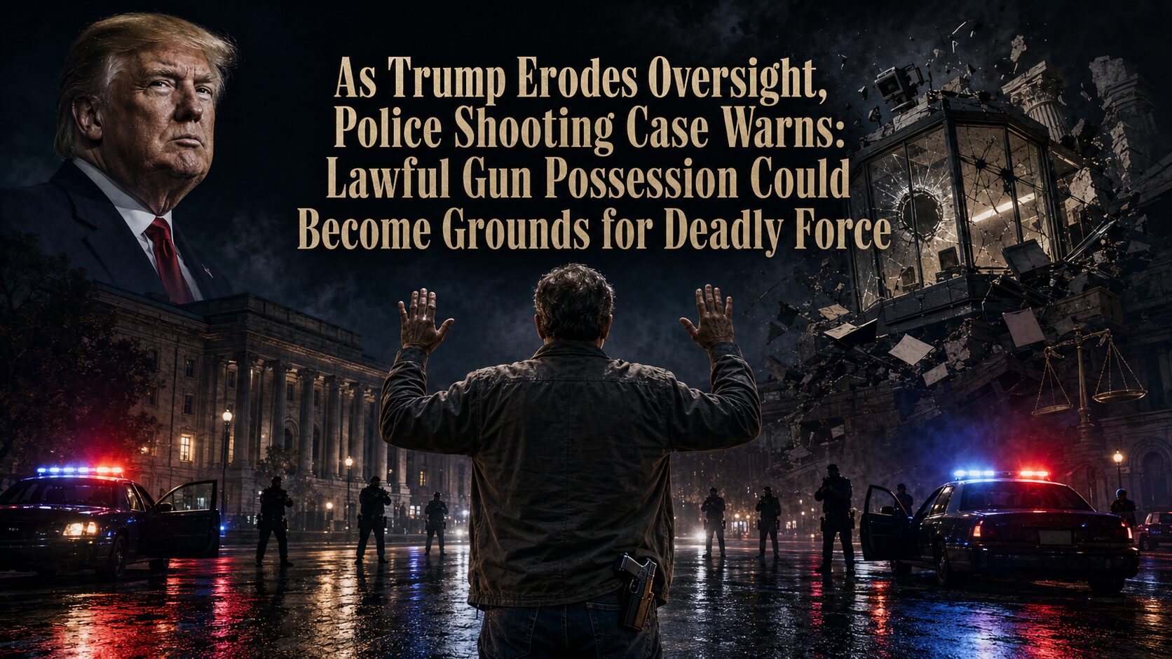 As Trump Erodes Oversight, Police Shooting Case Warns: Lawful Gun Possession Could Become Grounds for Deadly Force