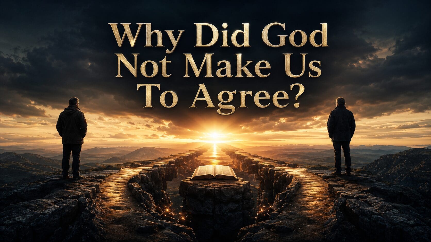 Why Did God Not Make Us To Agree?