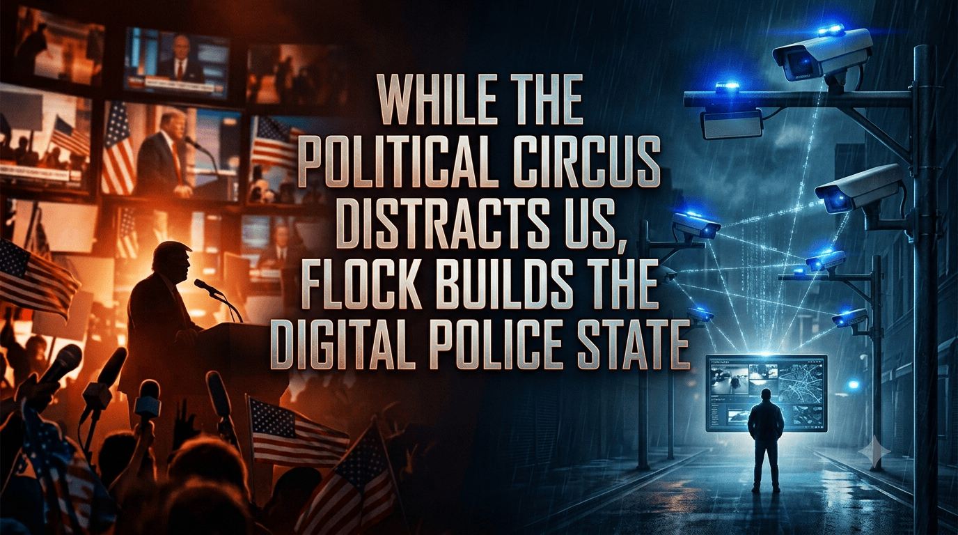 While the Political Circus Distracts Us, Flock Builds the Digital Police State