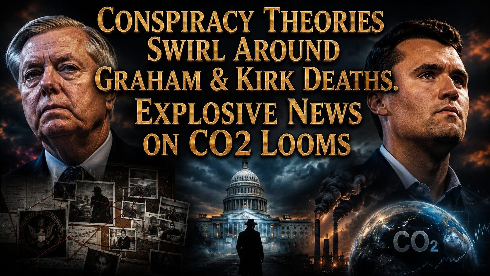 Conspiracy Theories Swirl Around Graham & Kirk Deaths. EXPLOSIVE News on CO2 Looms (Video)