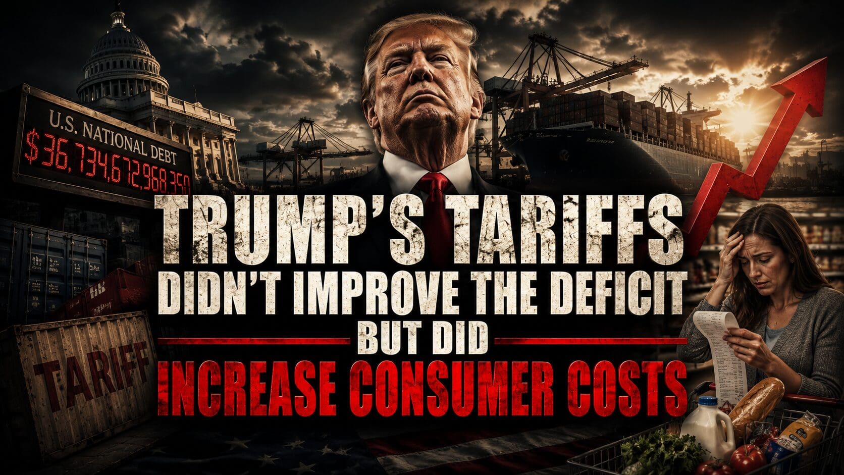 Trump’s Tariffs Didn’t Improve the Deficit but Did Increase Consumer Costs