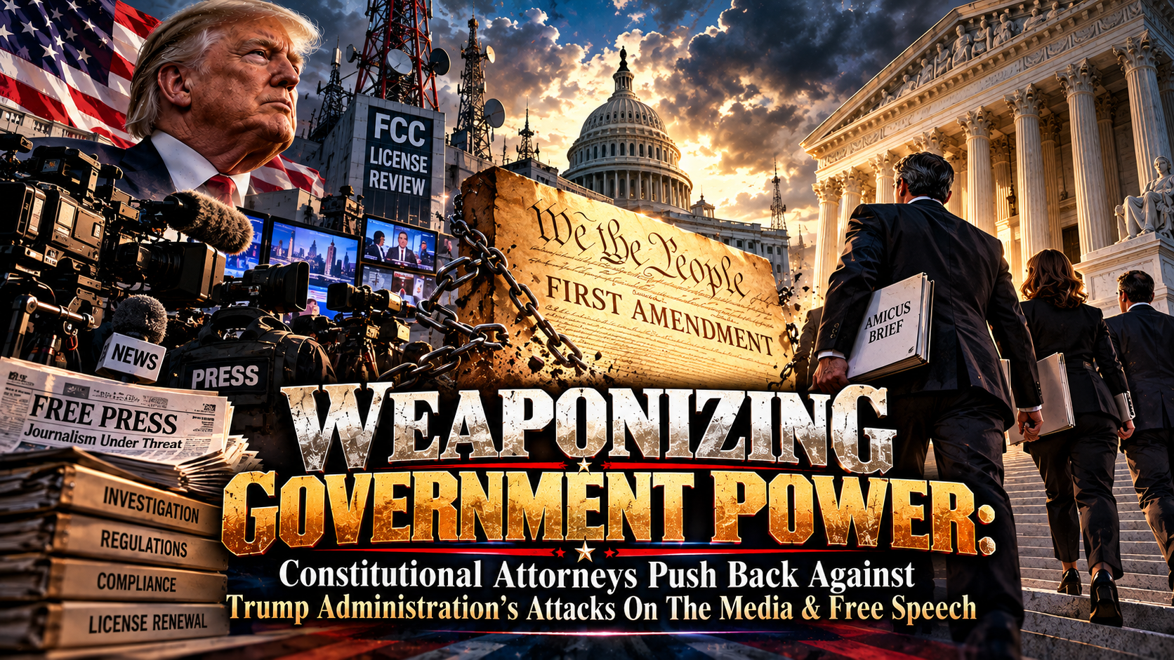 Weaponizing Government Power: Constitutional Attorneys Push Back Against Trump Administration’s Attacks On The Media & Free Speech