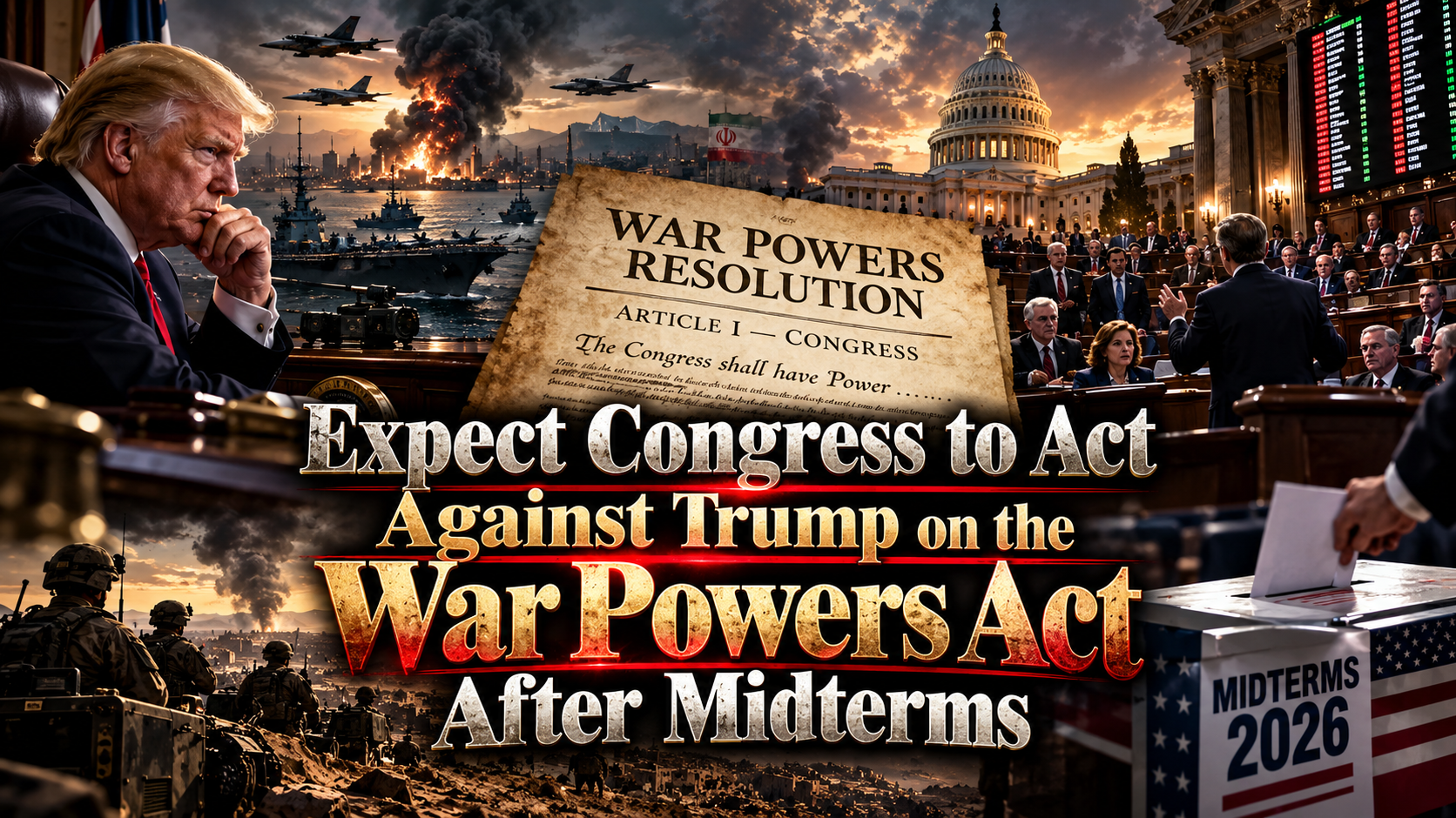 Expect Congress to Act Against Trump on the War Powers Act After Midterms