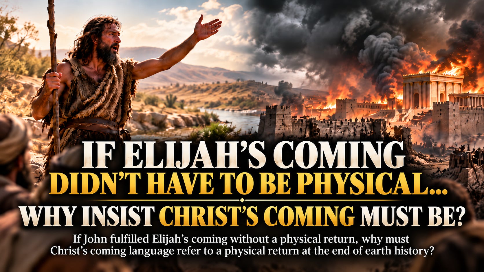 Elijah Came & So Did Christ