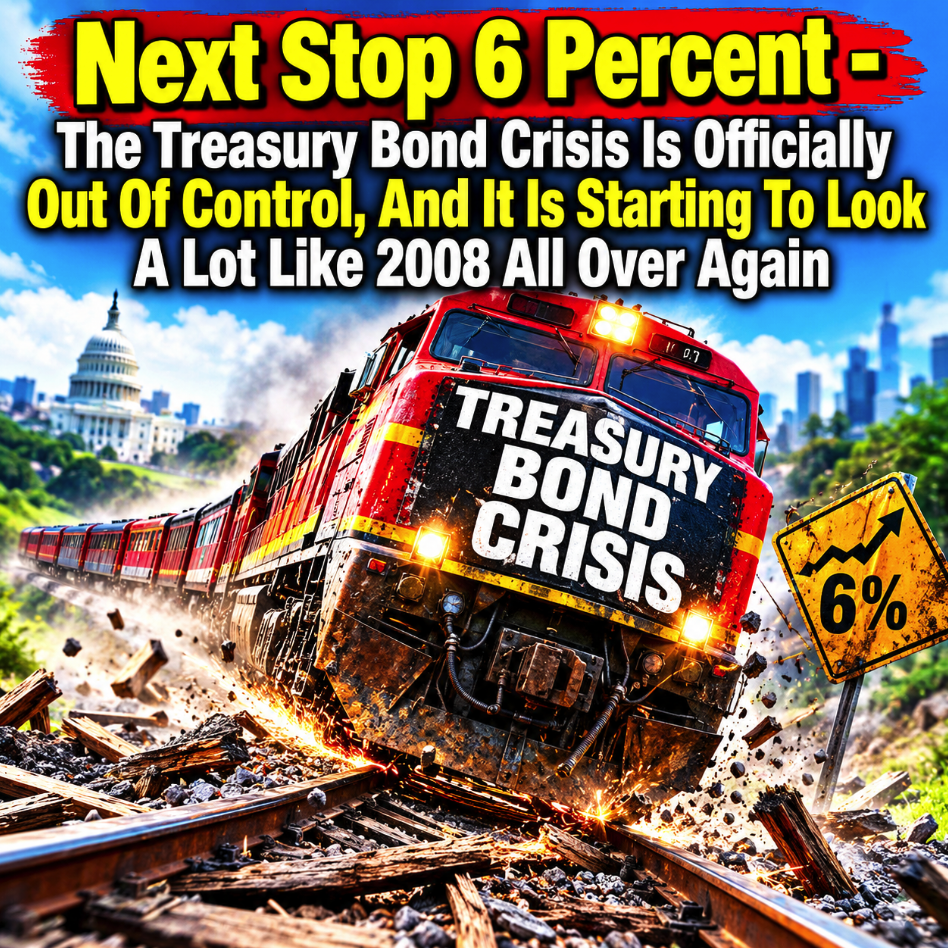 Next Stop 6 Percent – The Treasury Bond Crisis Is Officially Out Of Control, And It Is Starting To Look A Lot Like 2008 All Over Again