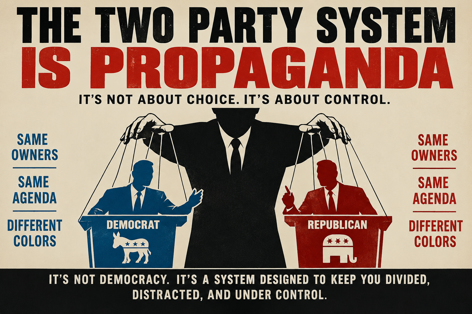 The Two-Party Charade: The Sociological Presupposition Making Us All Susceptible To Propaganda