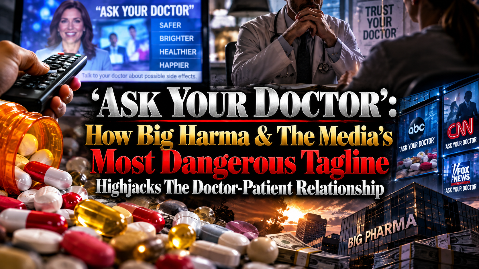 ‘Ask Your Doctor’: How Big Harma & The Media’s Most Dangerous Tagline Highjacks The Doctor-Patient Relationship