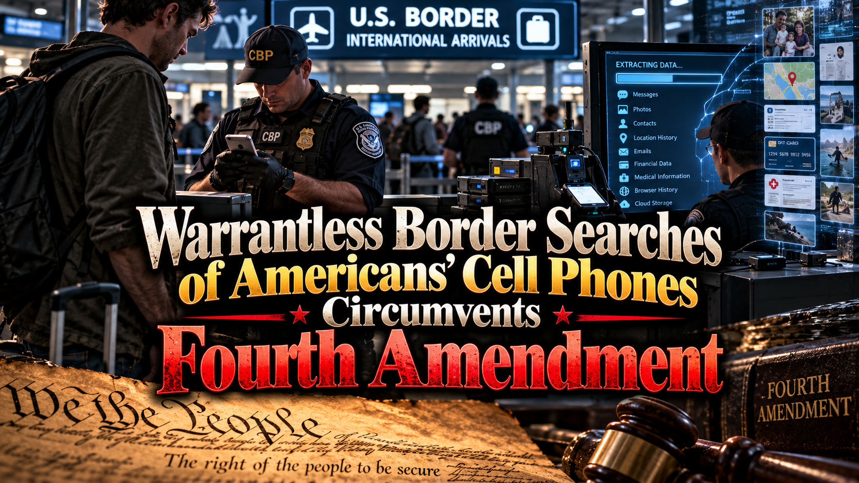 Warrantless Border Searches of Americans’ Cell Phones Circumvents Fourth Amendment