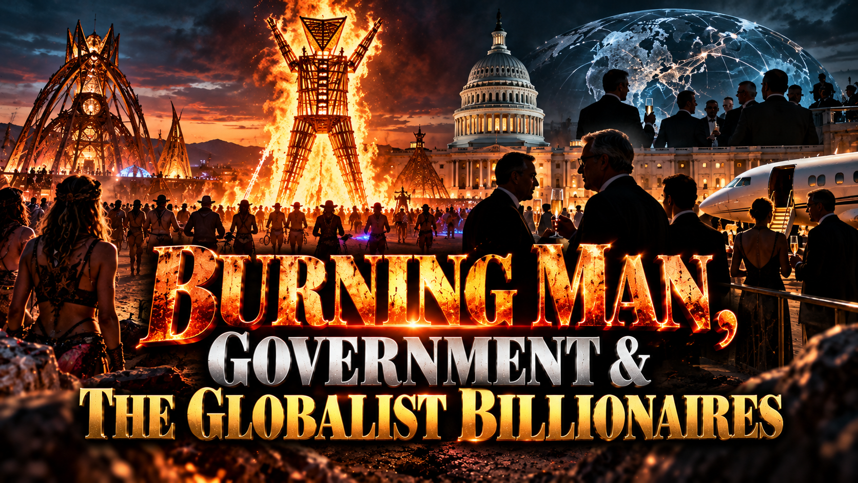 Burning Man, Government & The Globalist Billionaires