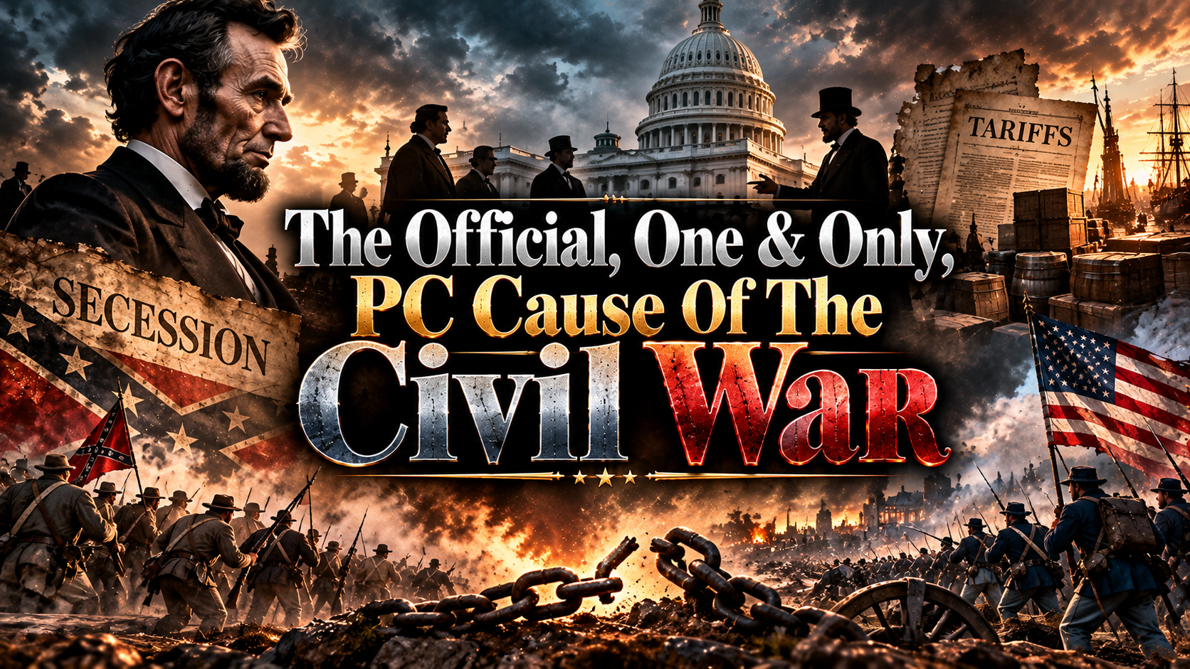 The Official, One & Only, PC Cause Of The Civil War