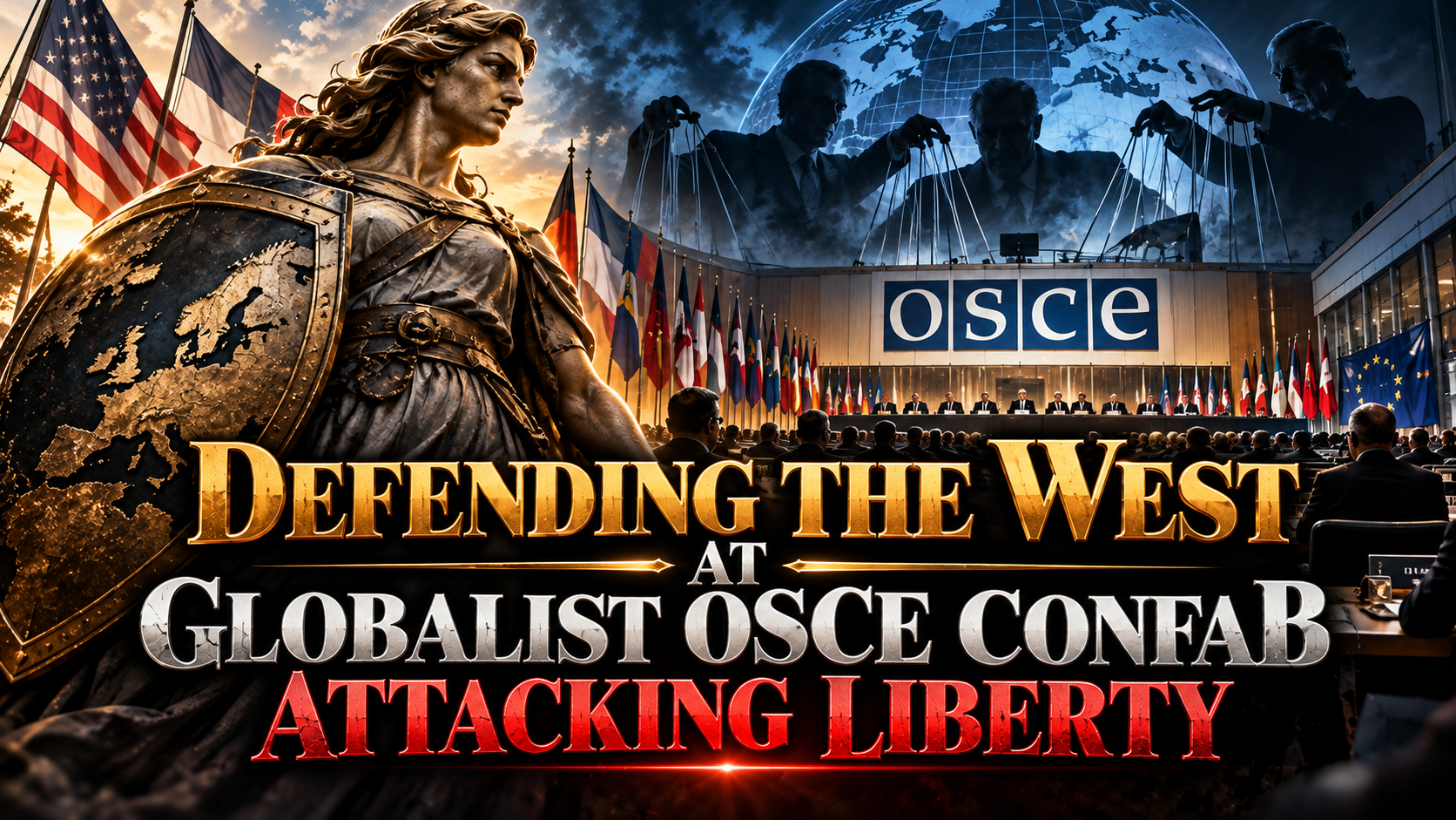 Defending the West at Globalist OSCE Confab Attacking Liberty