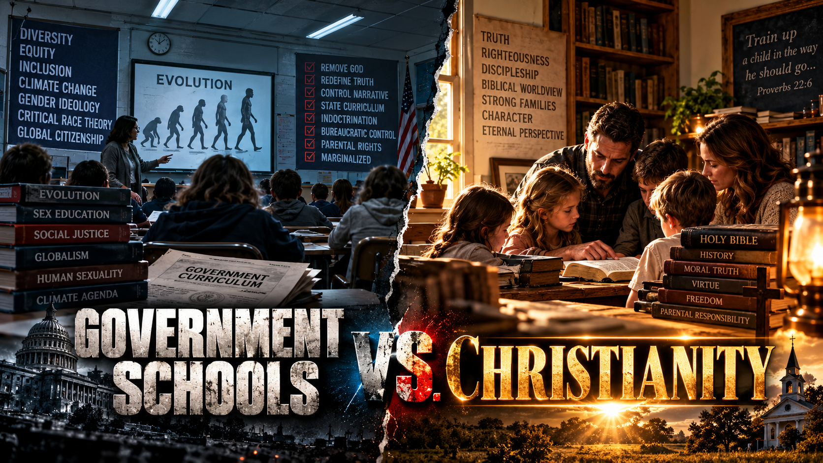 Government Schools Vs. Christianity