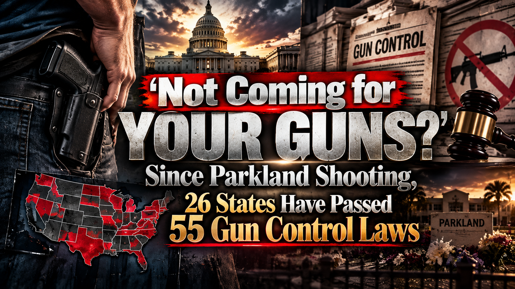 ‘Not Coming for Your Guns?’ Since Parkland Shooting, 26 States Have Passed 55 Gun Control Laws