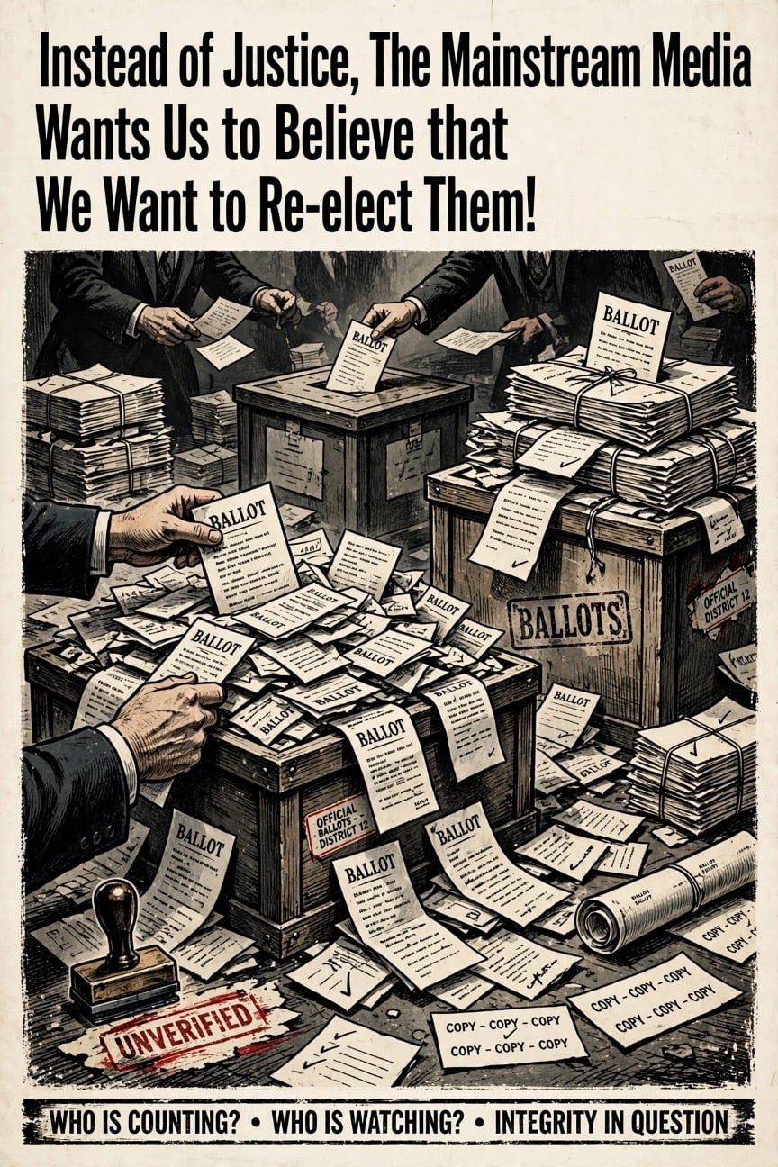 Instead Of Justice Upon Their Heads, The Mainstream Media Wants Us To Believe That We Want To Re-Elect Them!