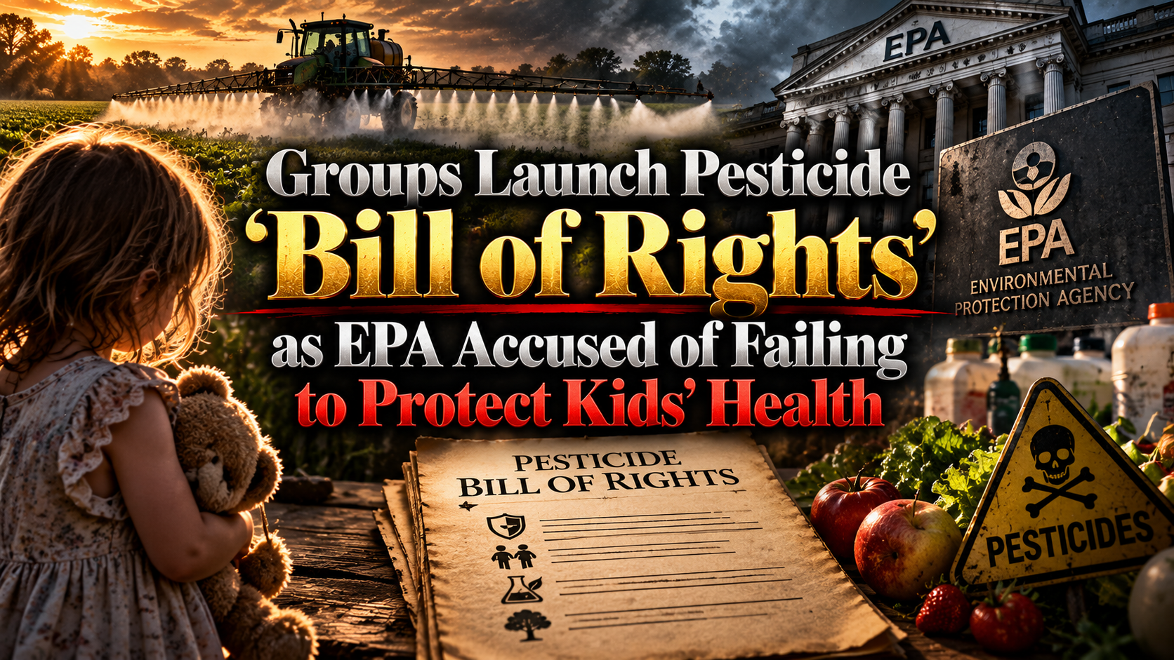 Groups Launch Pesticide ‘Bill of Rights’ as EPA Accused of Failing to Protect Kids’ Health