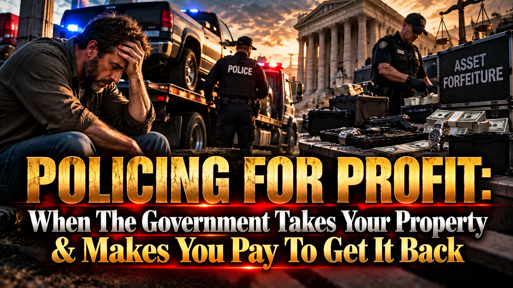 Policing For Profit: When The Government Takes Your Property & Makes You Pay To Get It Back