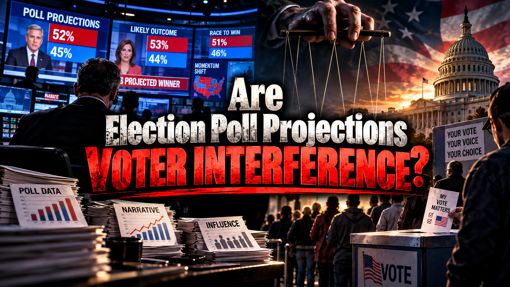 Are Election Poll Projections Voter Interference?