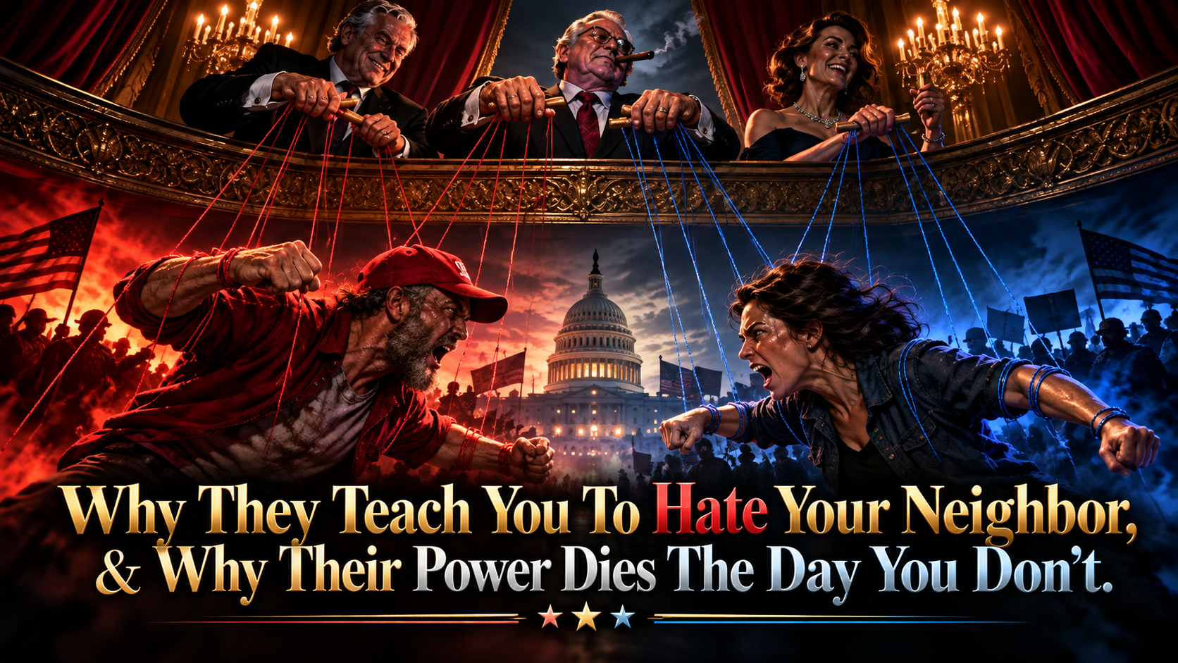 Why They Teach You To Hate Your Neighbor, & Why Their Power Dies The Day You Don’t