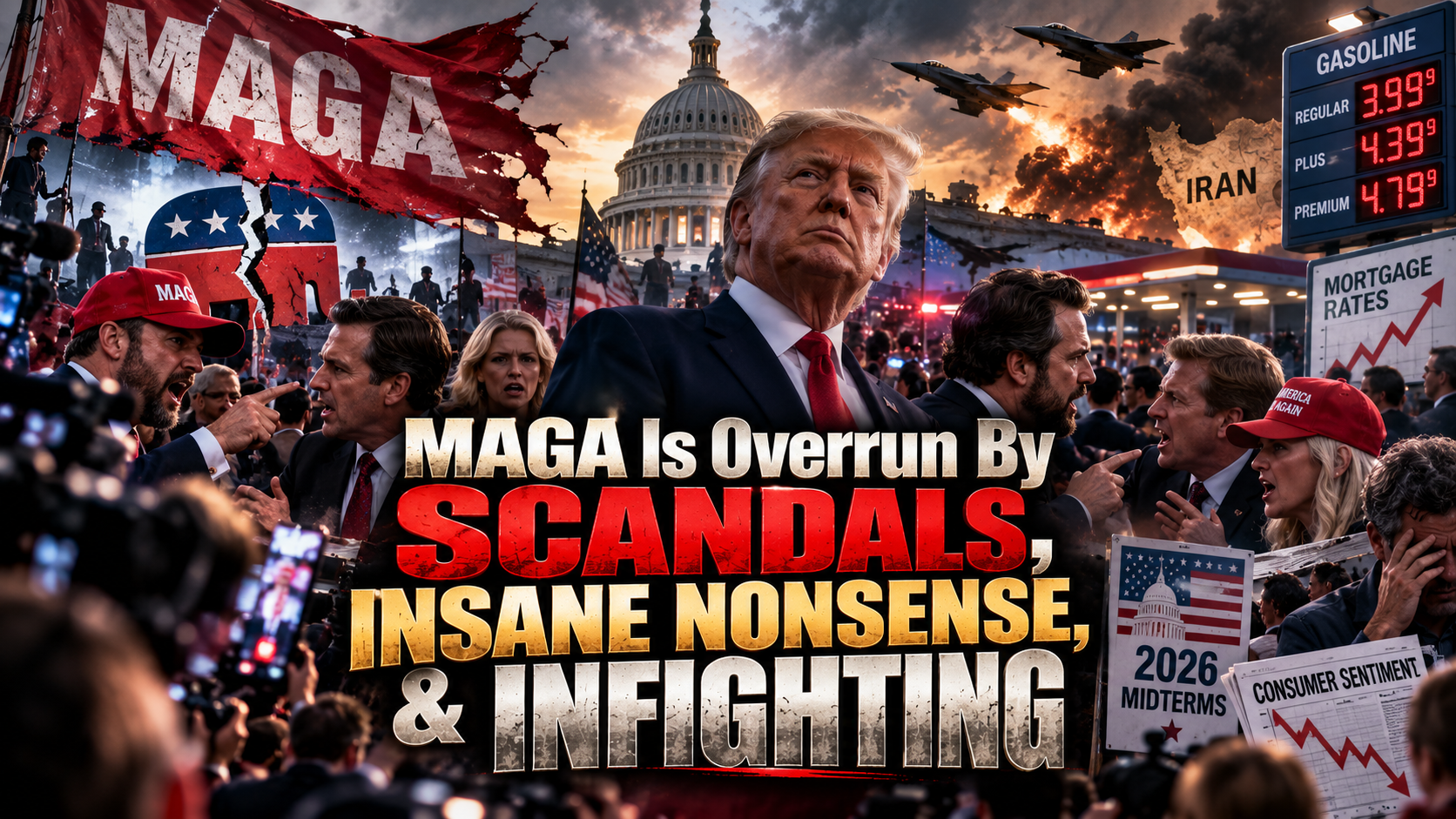MAGA Is Overrun By Scandals, Insane Nonsense, & Infighting