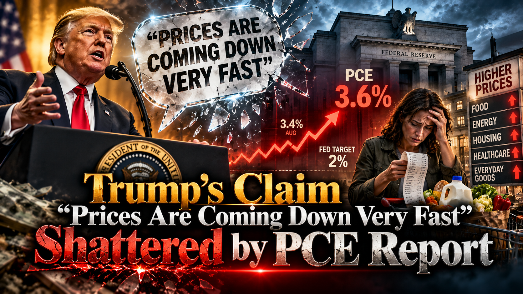 Trump’s Claim “Prices Are Coming Down Very Fast” Shattered by PCE Report