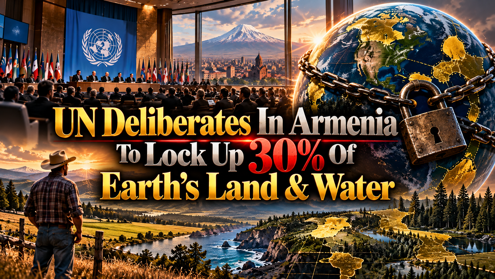 UN Deliberates In Armenia To Lock Up 30% Of Earth’s Land & Water