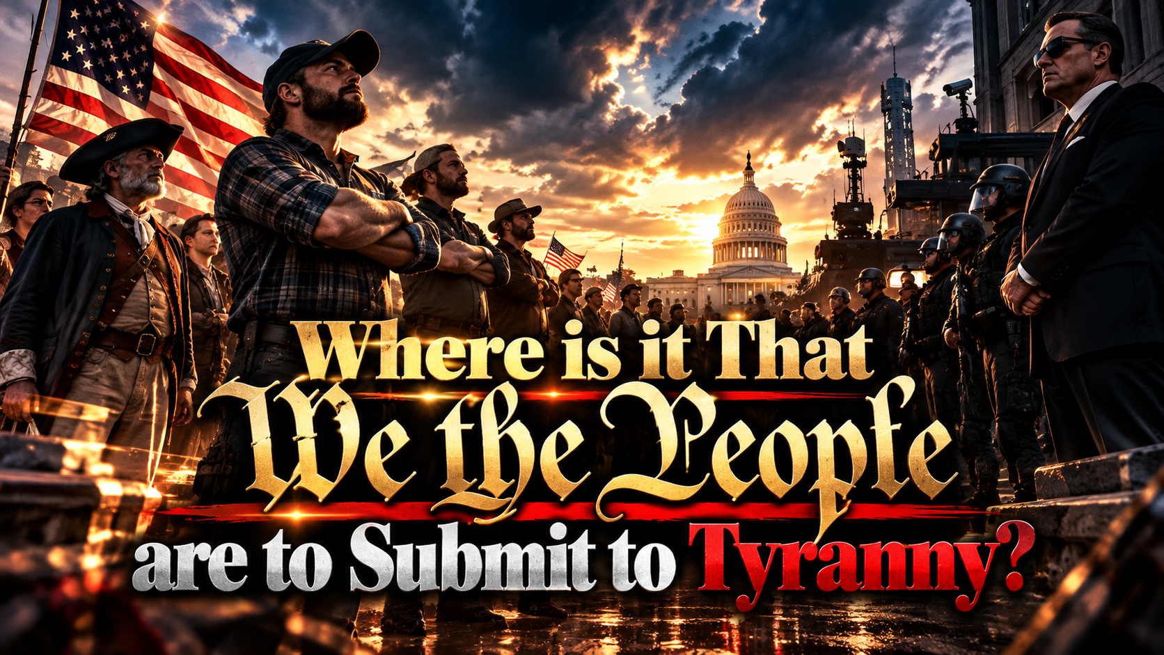 Where Is It That We The People Are To Submit To Tyranny? (Video)