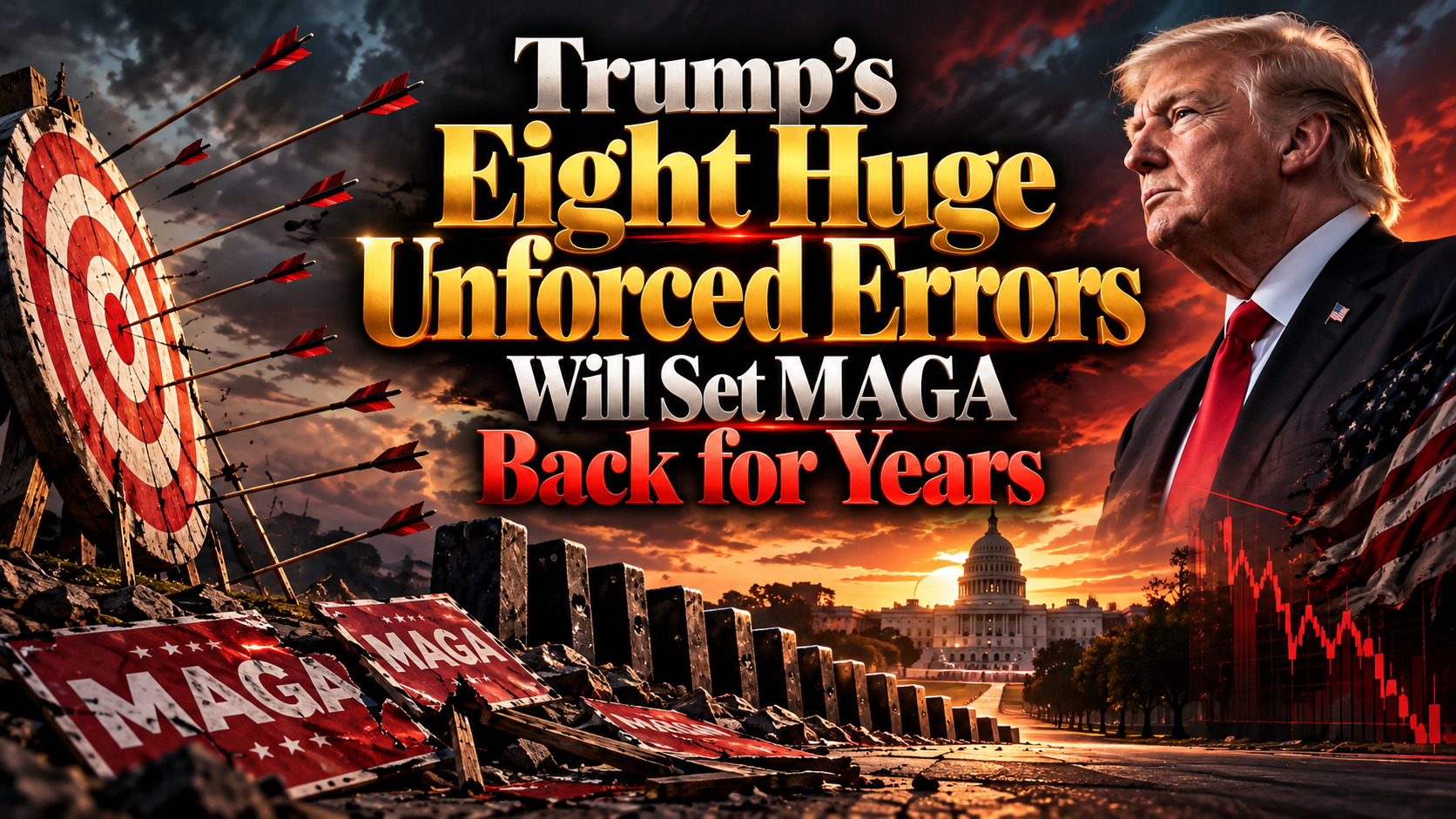 Trump’s Eight Huge Unforced Errors Will Set MAGA Back For Years