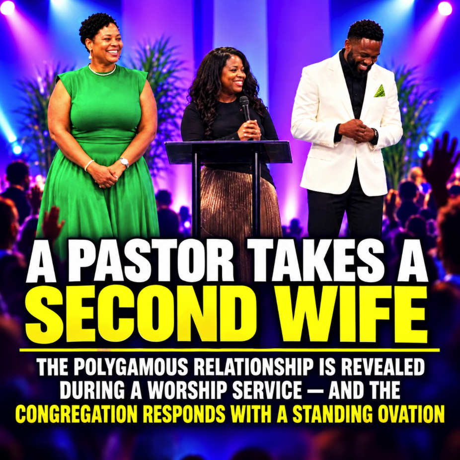 A “Pastor” Takes A Second Wife – The Polygamous Relationship Is Revealed During A Worship Service & The Congregation Responds With A Standing Ovation