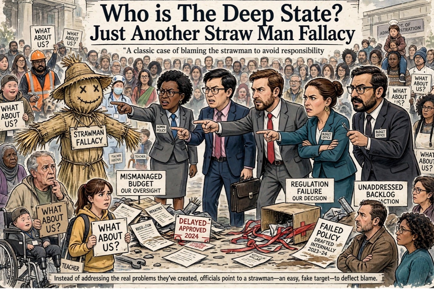 Who Is The Deep State? Just Another Straw Man Fallacy